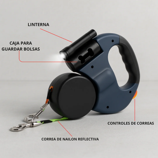 TwinGlow™|Correa doble para perro